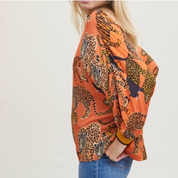 NWT Anthropologie Zaniya Menagerie Top - Picture 2 of 5